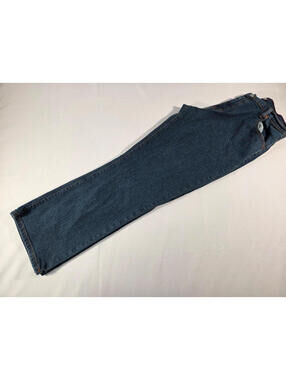 Levi's 550 Relaxed Boot Cut Jeans Womens 14 S Dark Wash Denim USA